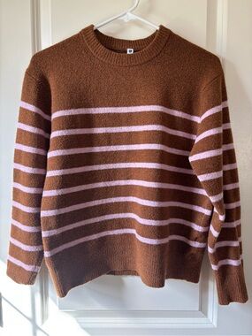 UNIQLO Pullover Crewneck Sweater Stripes Juniors Size 150 11-12Y Women’s S/M